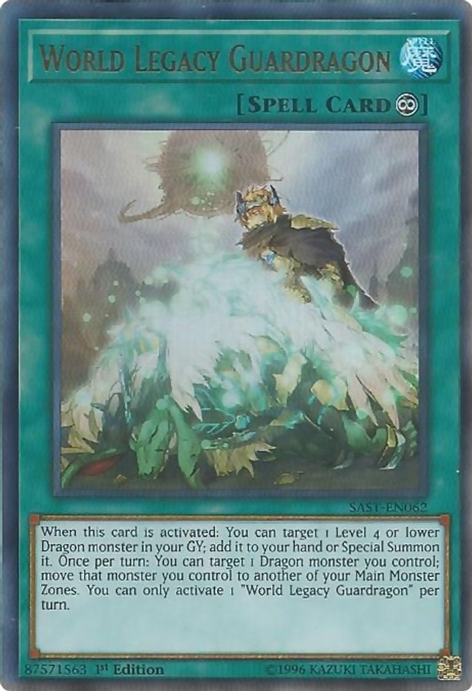 World Legacy Guardragon (SAST-EN062) - Ultra Rare