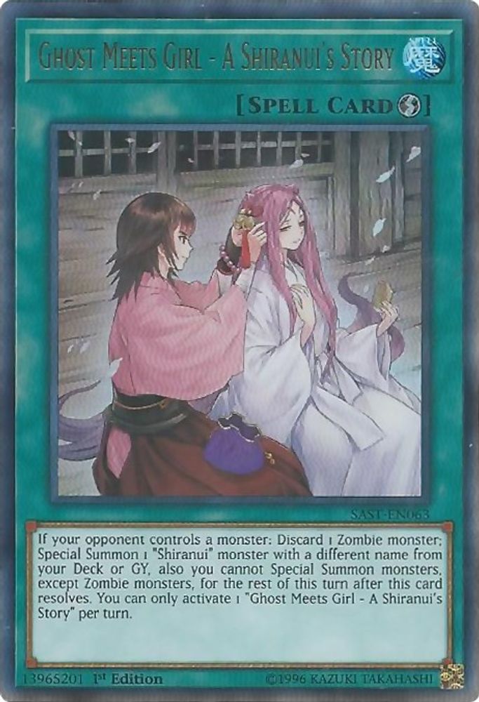Ghost Meets Girl - A Shiranui's Story (SAST-EN063) - Ultra Rare