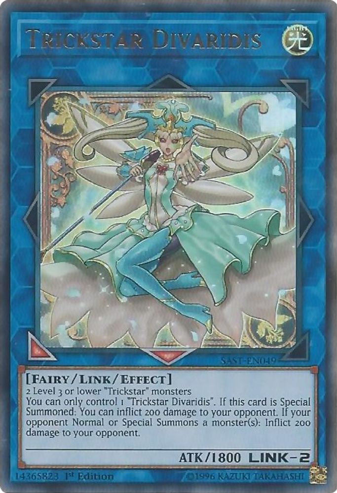 Trickstar Divaridis (SAST-EN049) - Ultra Rare