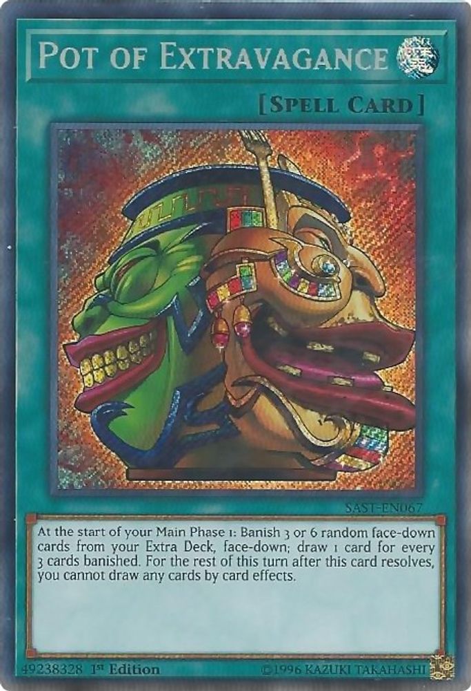 Pot of Extravagance (SAST-EN067) - Secret Rare