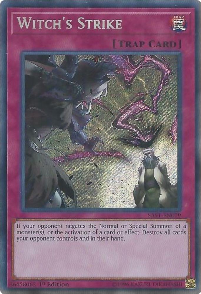 Witch's Strike (SAST-EN079) - Secret Rare