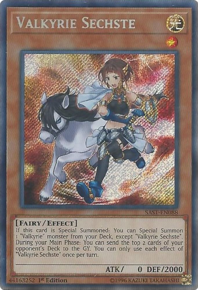Valkyrie Sechste (SAST-EN088) - Secret Rare