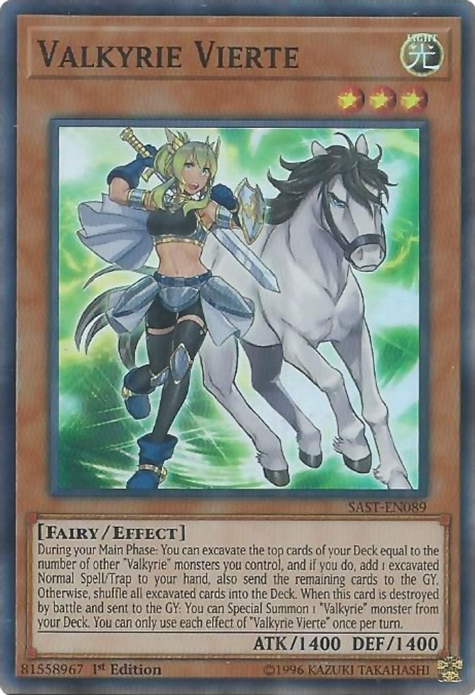 Valkyrie Vierte (SAST-EN089) - Super Rare