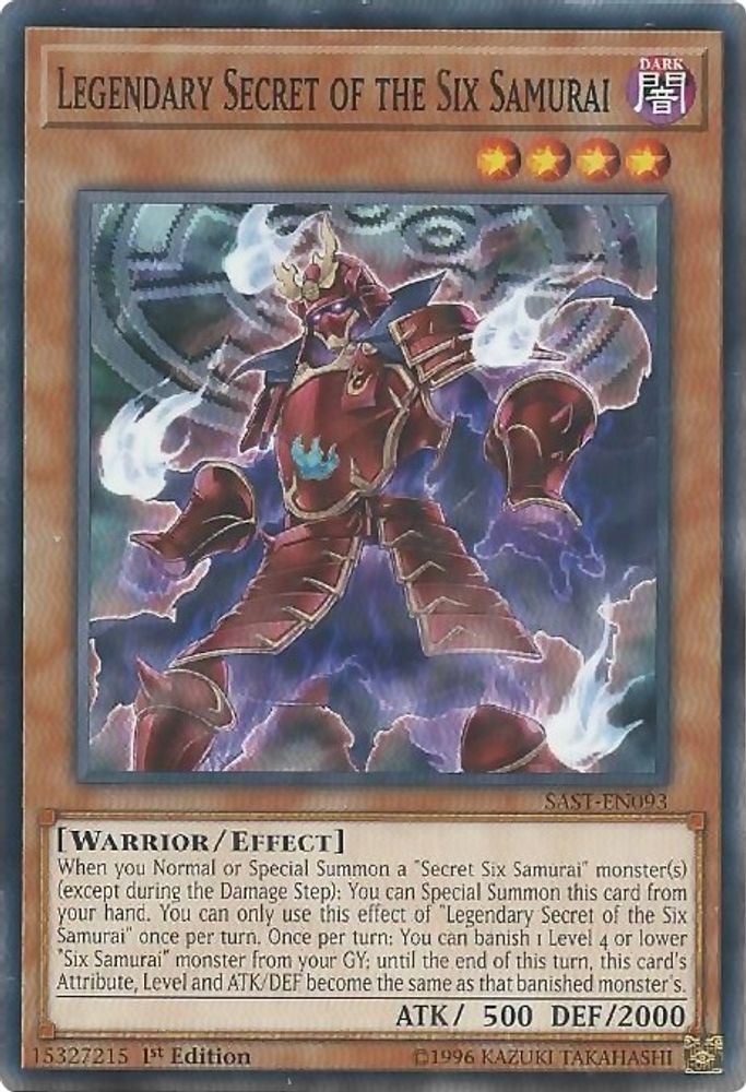 Legendary Secret of the Six Samurai (SAST-EN093) - Common