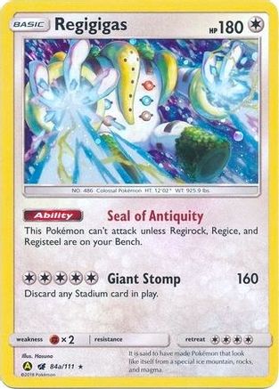 Regigigas 84a/111  - Holofoil - Promo