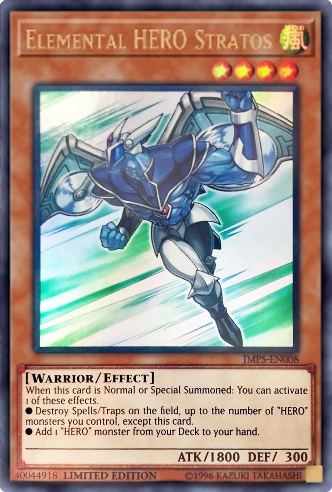 Elemental HERO Stratos (JMPS-EN008) - Ultra Rare
