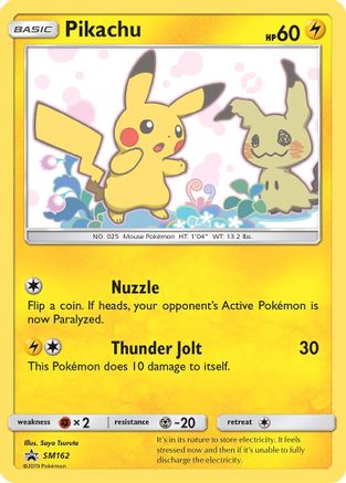 Pikachu SM162  - Holofoil - Promo