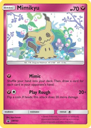Mimikyu (SM163) [Soleil et Lune : Promos Black Star] 