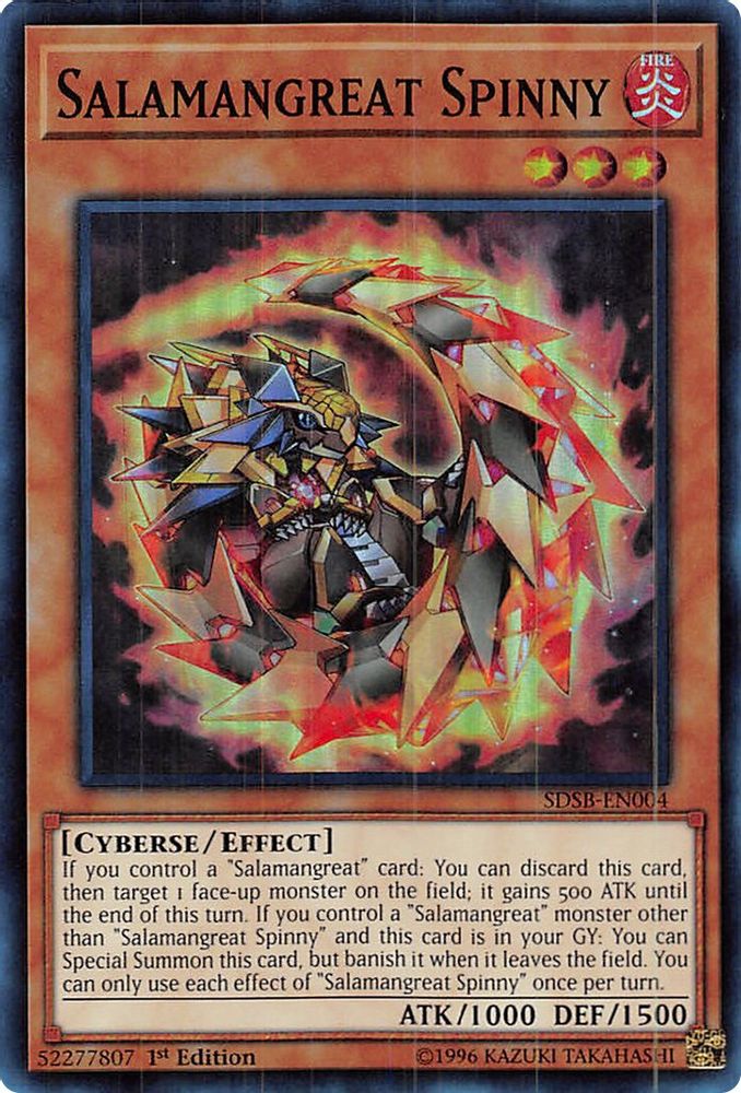 Salamangreat Spinny (SDSB-EN004) - Super Rare