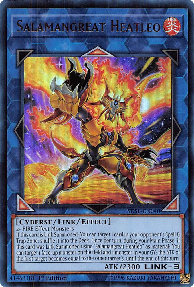 Salamangreat Heatleo (UR) (SDSB-EN040) - Ultra Rare