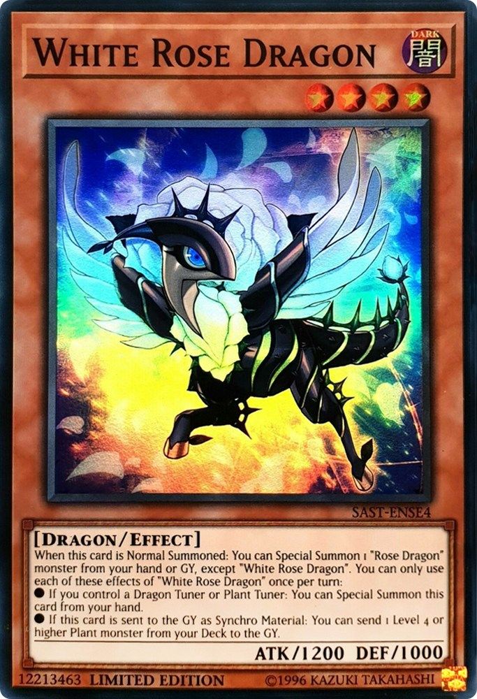 Dragon Rose Blanche [SAST-ENSE4] Super Rare 