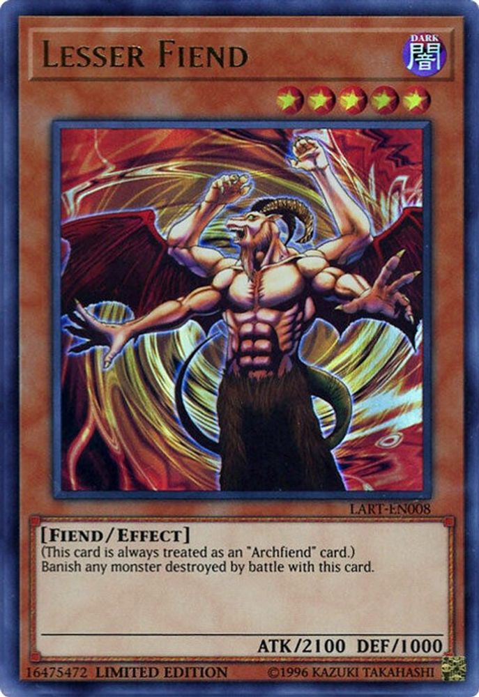 Lesser Fiend (LART-EN008) - Ultra Rare