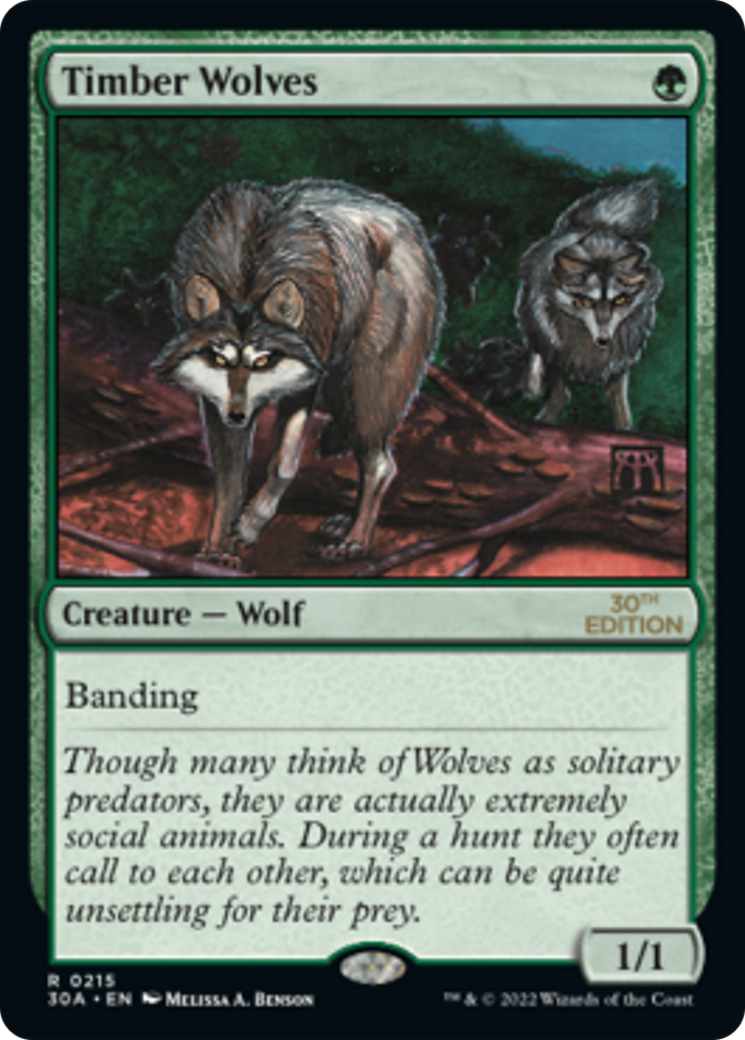 Timber Wolves [Édition 30e anniversaire] 