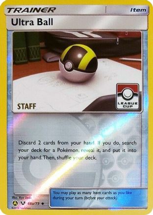 Ultra Ball (68a/73) (Bâton promotionnel de la Ligue) [Soleil et Lune : Légendes brillantes] 