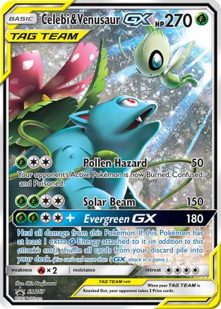Celebi & Venusaur GX SM167  - Holofoil - Promo