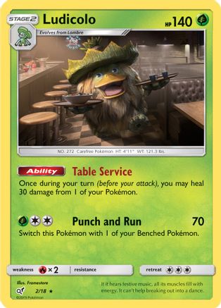 Ludicolo 002  - Holofoil - Rare