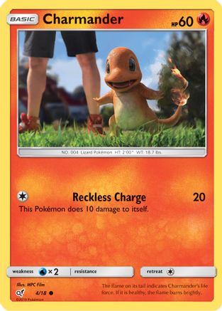 Charmander (Holo Common) 004  - Holofoil - Common