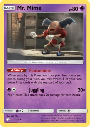 M. Mime (18/11) [Soleil et Lune : Détective Pikachu] 