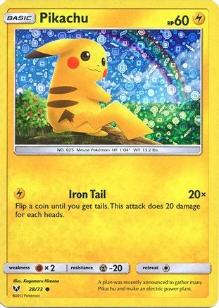 Pikachu (General Mills) 028/73  - Holofoil - Promo