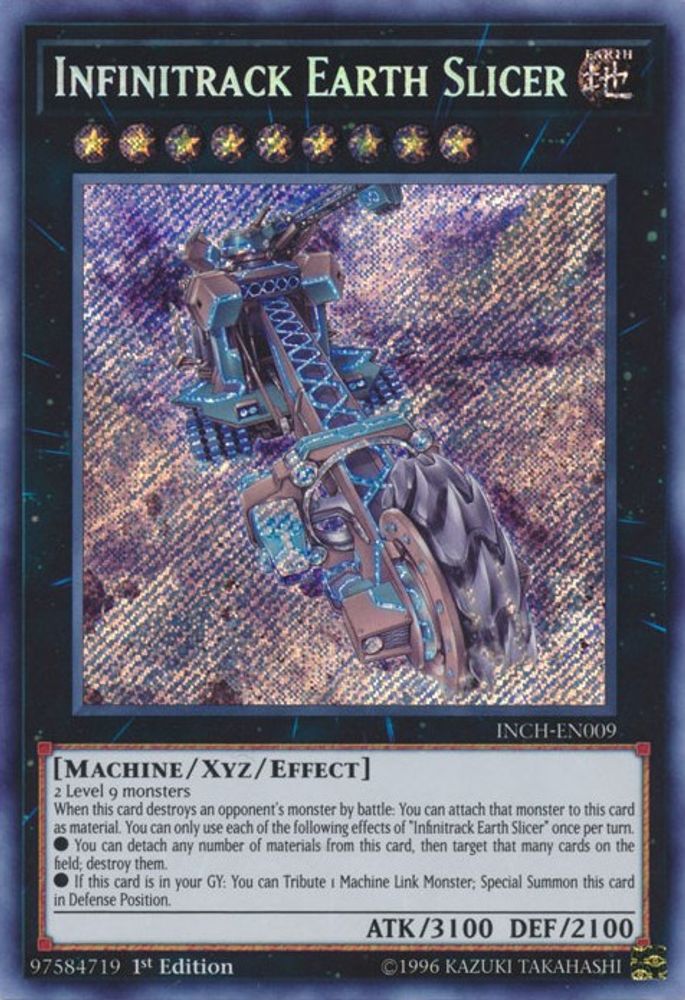Infinitrack Earth Slicer (INCH-EN009) - Secret Rare