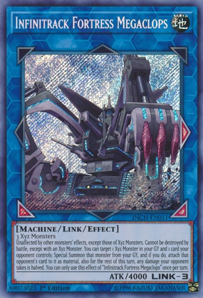 Infinitrack Fortress Megaclops [INCH-EN011] Secret Rare 