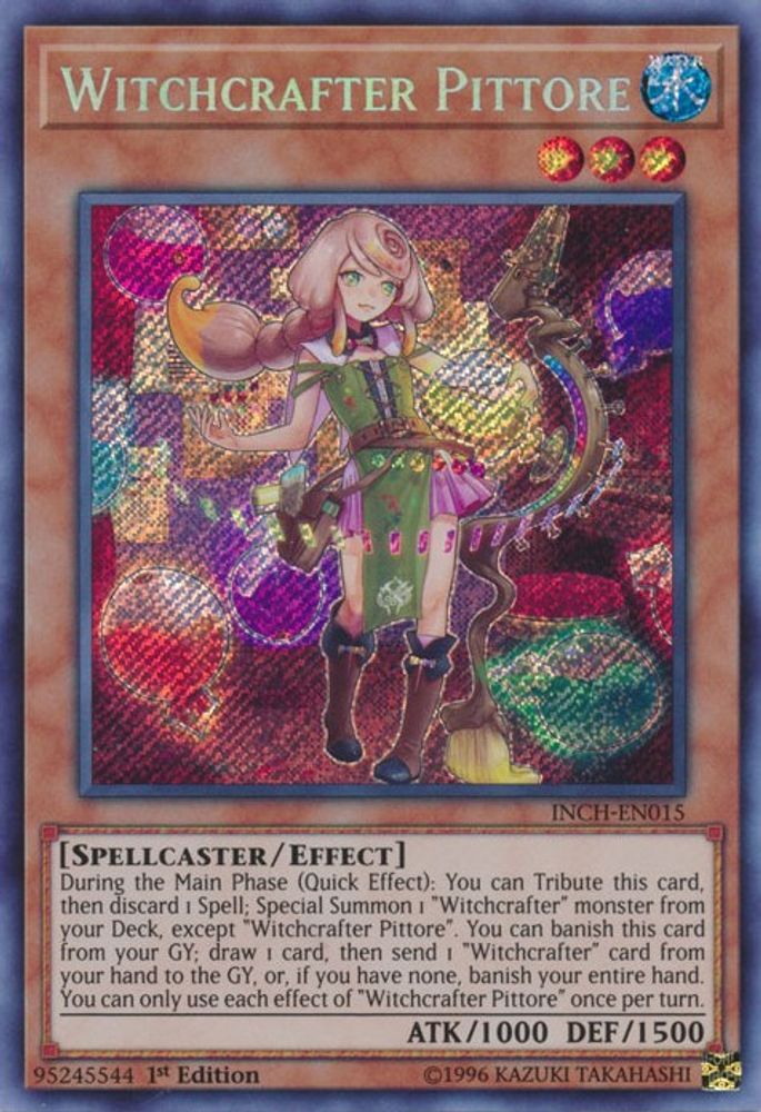 Witchcrafter Pittore (INCH-EN015) - Secret Rare
