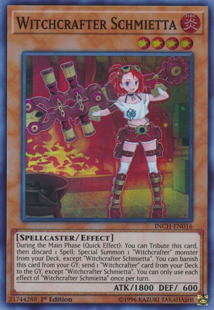 Witchcrafter Schmietta (INCH-EN016) - Super Rare