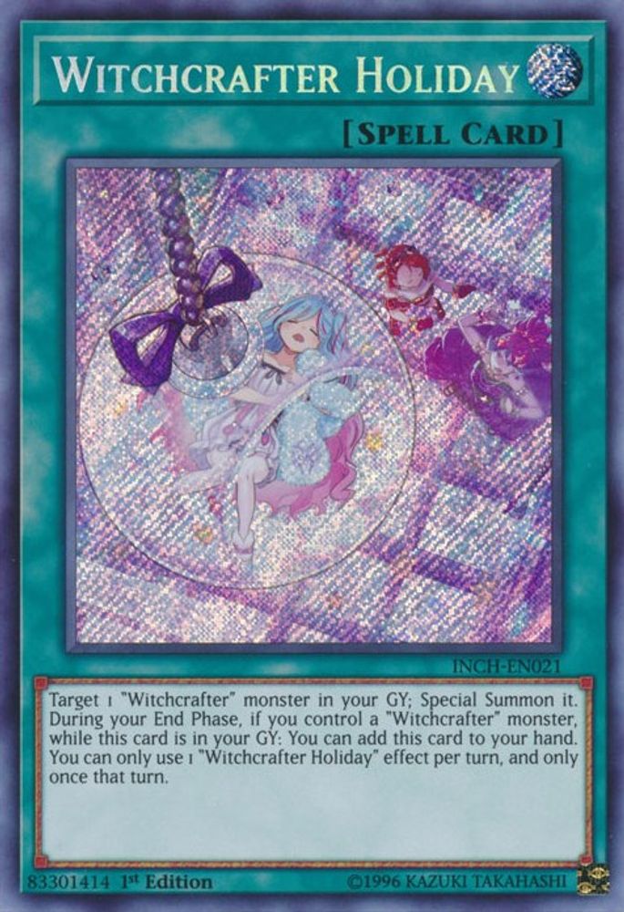 Witchcrafter Holiday (INCH-EN021) - Secret Rare