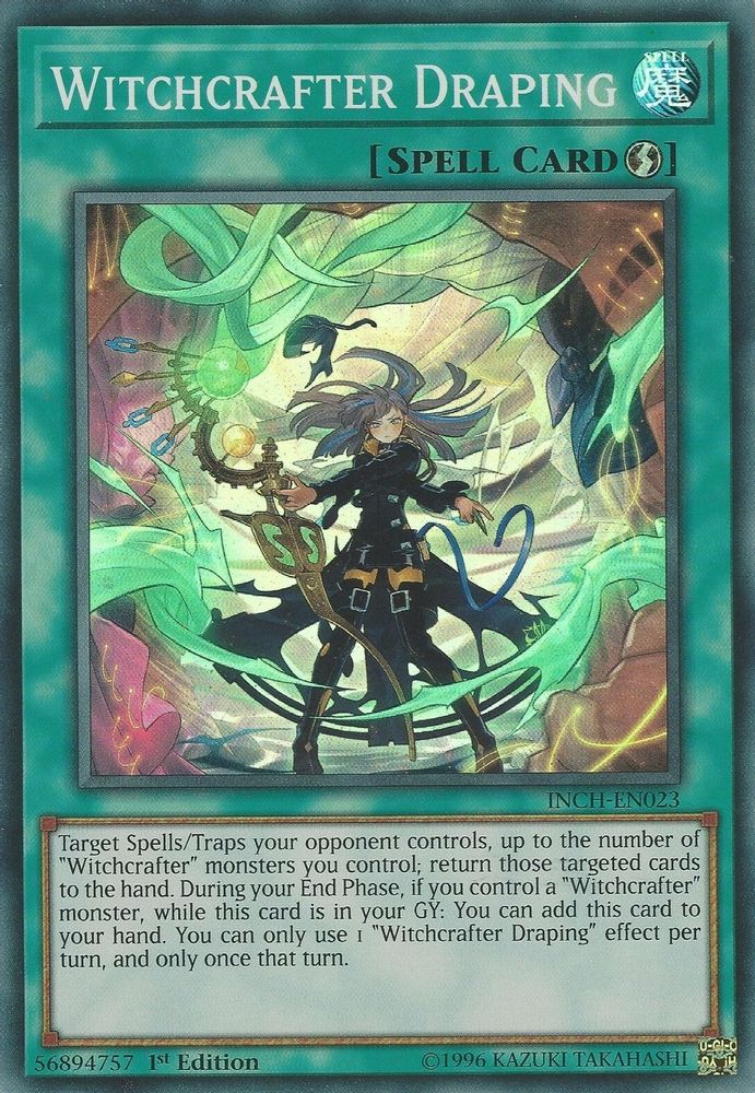 Witchcrafter Draping (INCH-EN023) - Super Rare