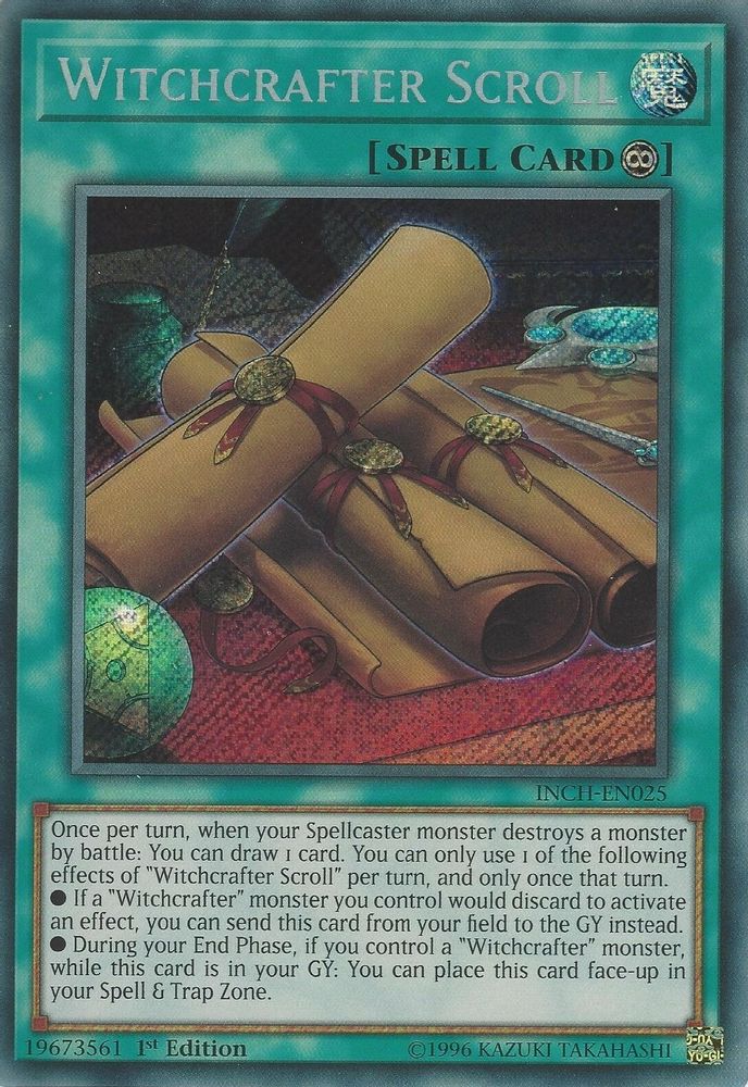 Witchcrafter Scroll (INCH-EN025) - Secret Rare
