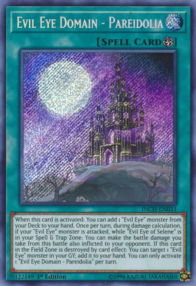 Evil Eye Domain - Pareidolia (INCH-EN033) - Secret Rare