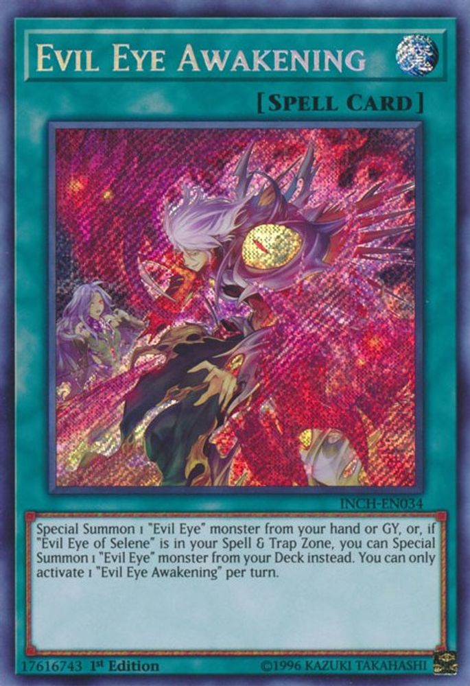 Evil Eye Awakening (INCH-EN034) - Secret Rare