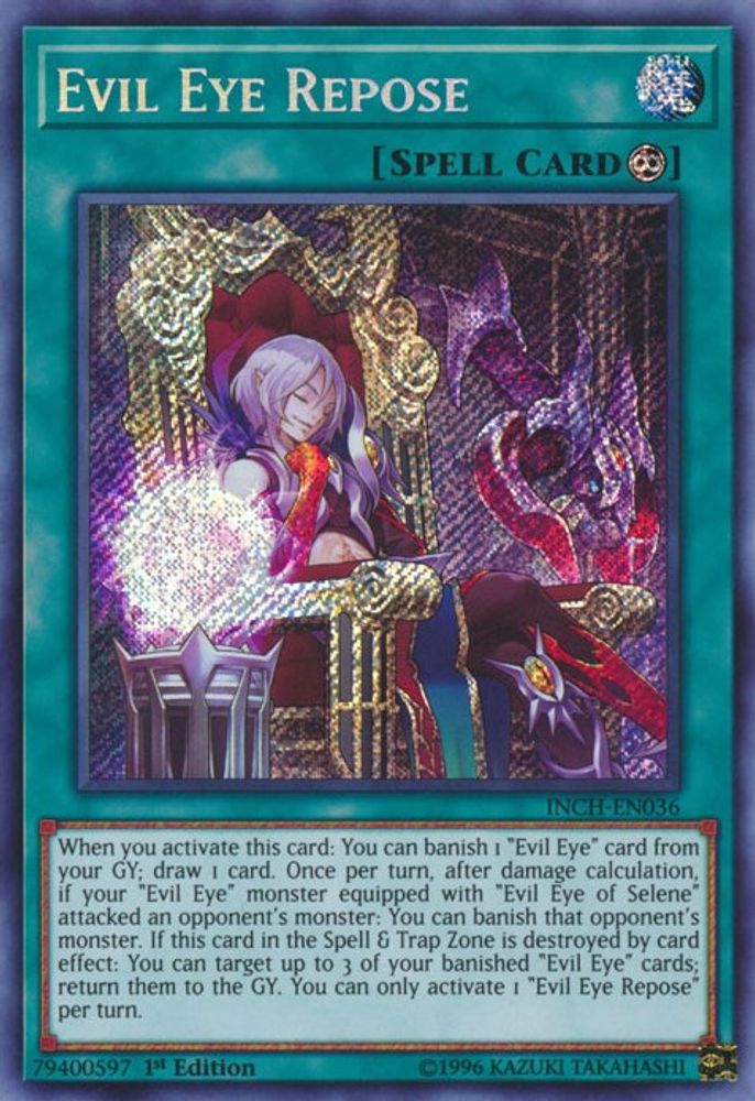 Evil Eye Repose (INCH-EN036) - Secret Rare