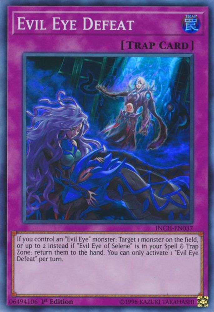 Evil Eye Defeat (INCH-EN037) - Super Rare