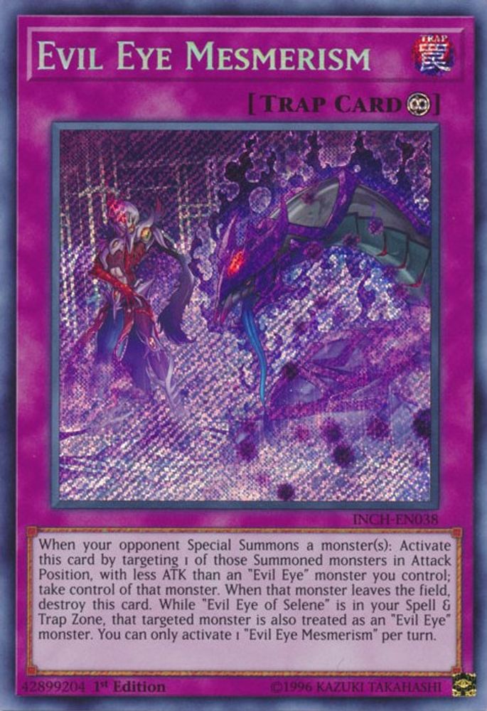 Evil Eye Mesmerism (INCH-EN038) - Secret Rare