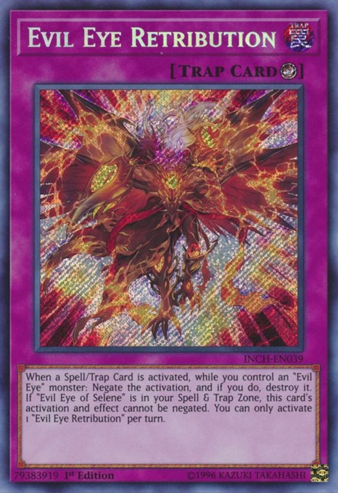 Rétribution du mauvais œil [INCH-EN039] Secret Rare 