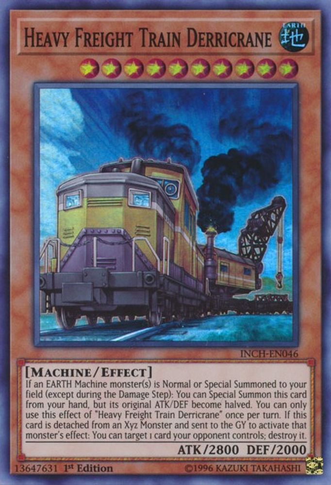 Heavy Freight Train Derricrane (INCH-EN046) - Super Rare