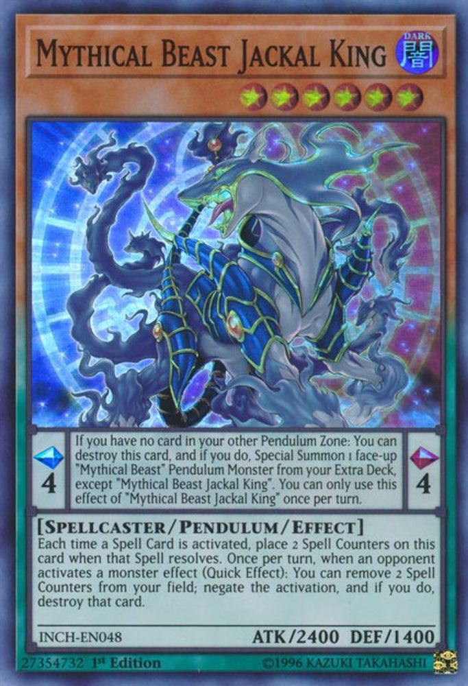Mythical Beast Jackal King (INCH-EN048) - Super Rare