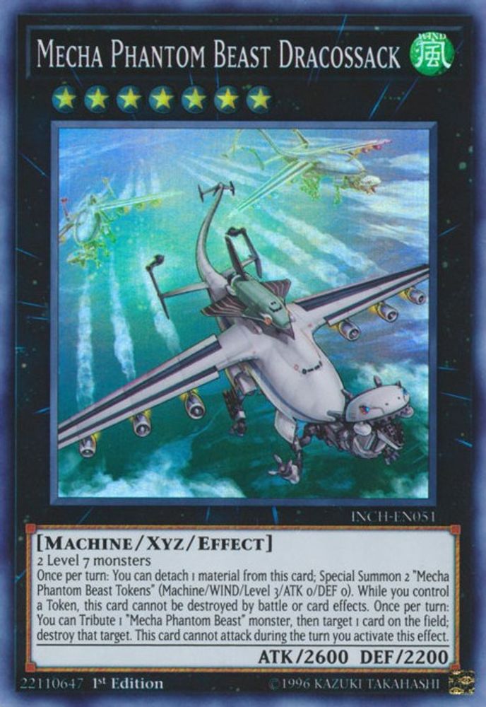 Mecha Phantom Beast Dracossack (INCH-EN051) - Super Rare