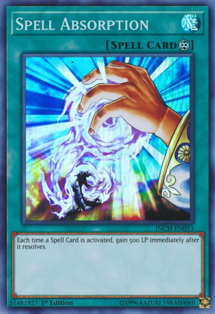 Spell Absorption (INCH-EN053) - Super Rare