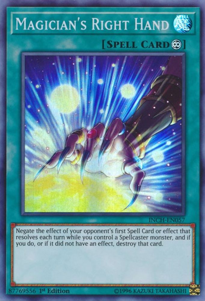 Magician's Right Hand (INCH-EN057) - Super Rare