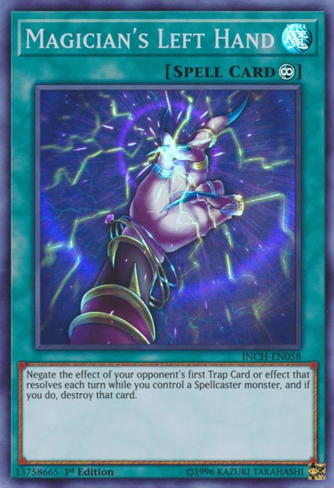 Magician's Left Hand (INCH-EN058) - Super Rare