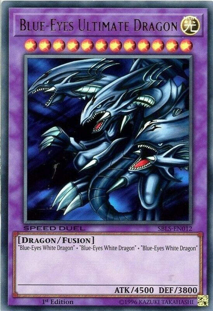 Blue-Eyes Ultimate Dragon (SBLS-EN012) - Ultra Rare