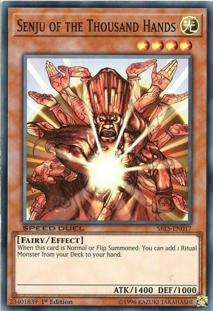 Senju of the Thousand Hands (SBLS-EN017) - Super Rare
