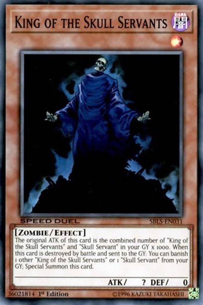 King of the Skull Servants (SBLS-EN031) - Super Rare