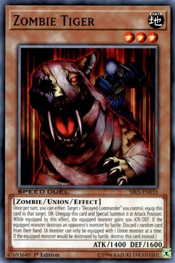 Zombie Tiger (SBLS-EN033) - Common