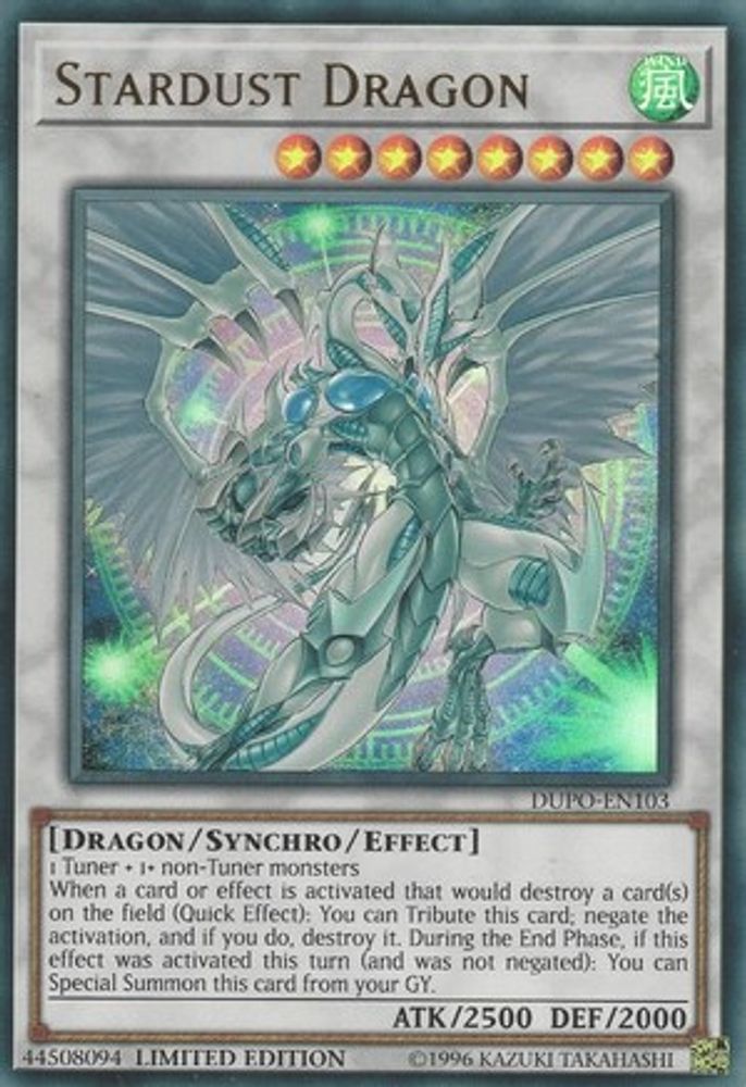 Stardust Dragon (DUPO-EN103) - Ultra Rare