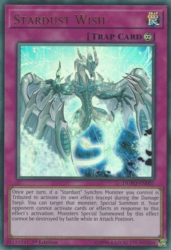 Stardust Wish (DUPO-EN007) - Ultra Rare