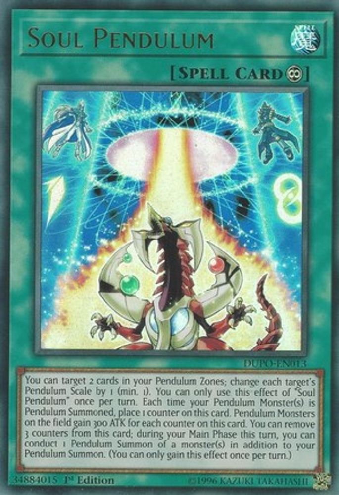 Soul Pendulum (DUPO-EN013) - Ultra Rare