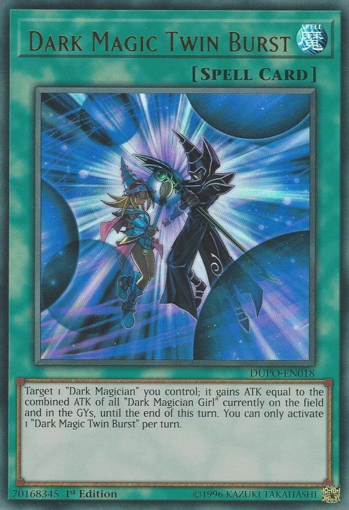 Dark Magic Twin Burst (DUPO-EN018) - Ultra Rare